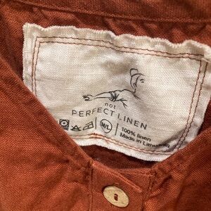 Not perfect linen Langley mini dress - NEW